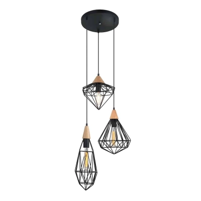Lampa wisząca Maelle MDM-2591/3 BK